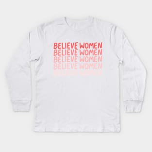 Believe Women Kids Long Sleeve T-Shirt